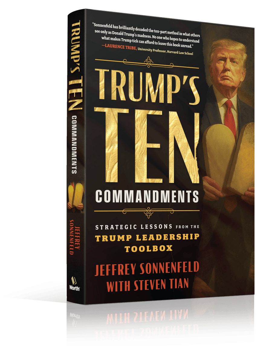 Trump's Ten Commandments book cover